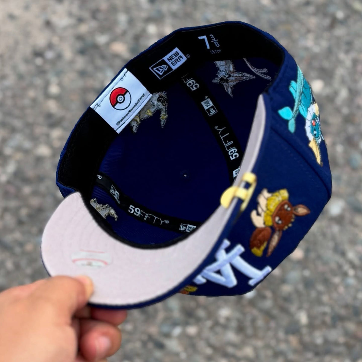 NEW ERA LA DODGERS X POKÉMON BLUE EMBROIDERED CASUAL BASEBALL CAP